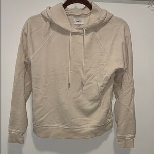 MATE the label Women's Cream Hoodie Sweatshirt